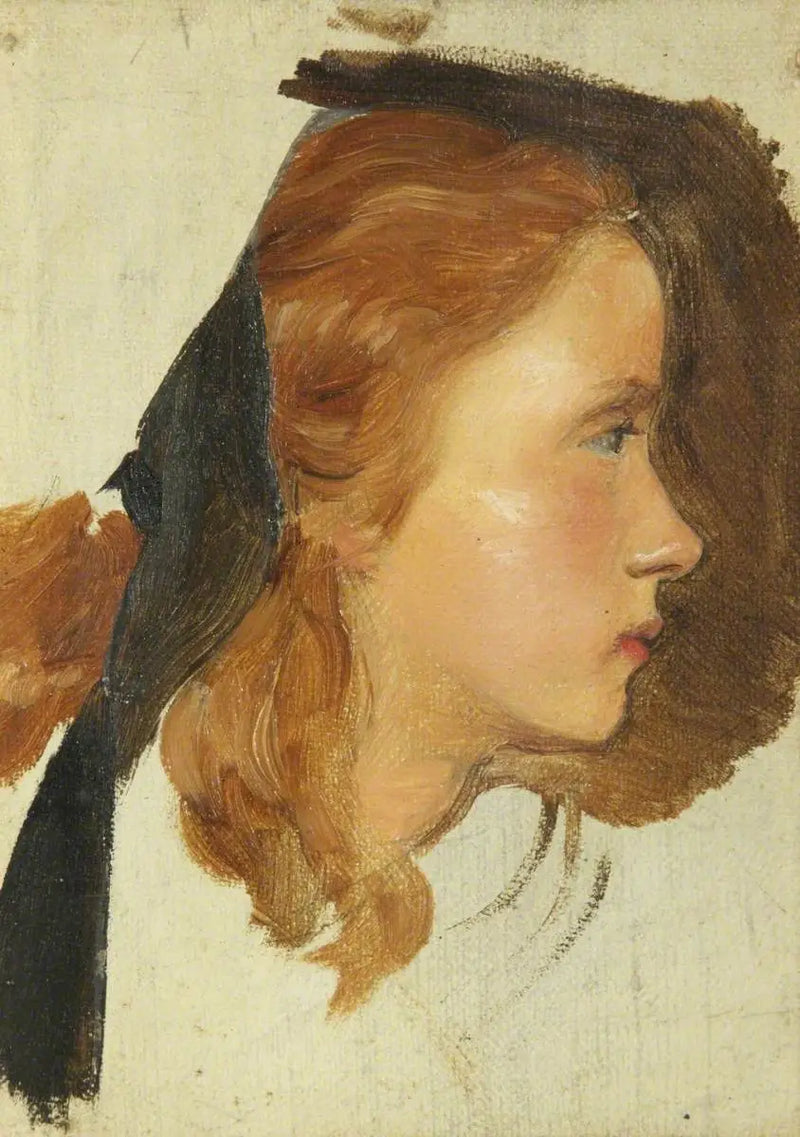 Girl's Head - John Everett Millais