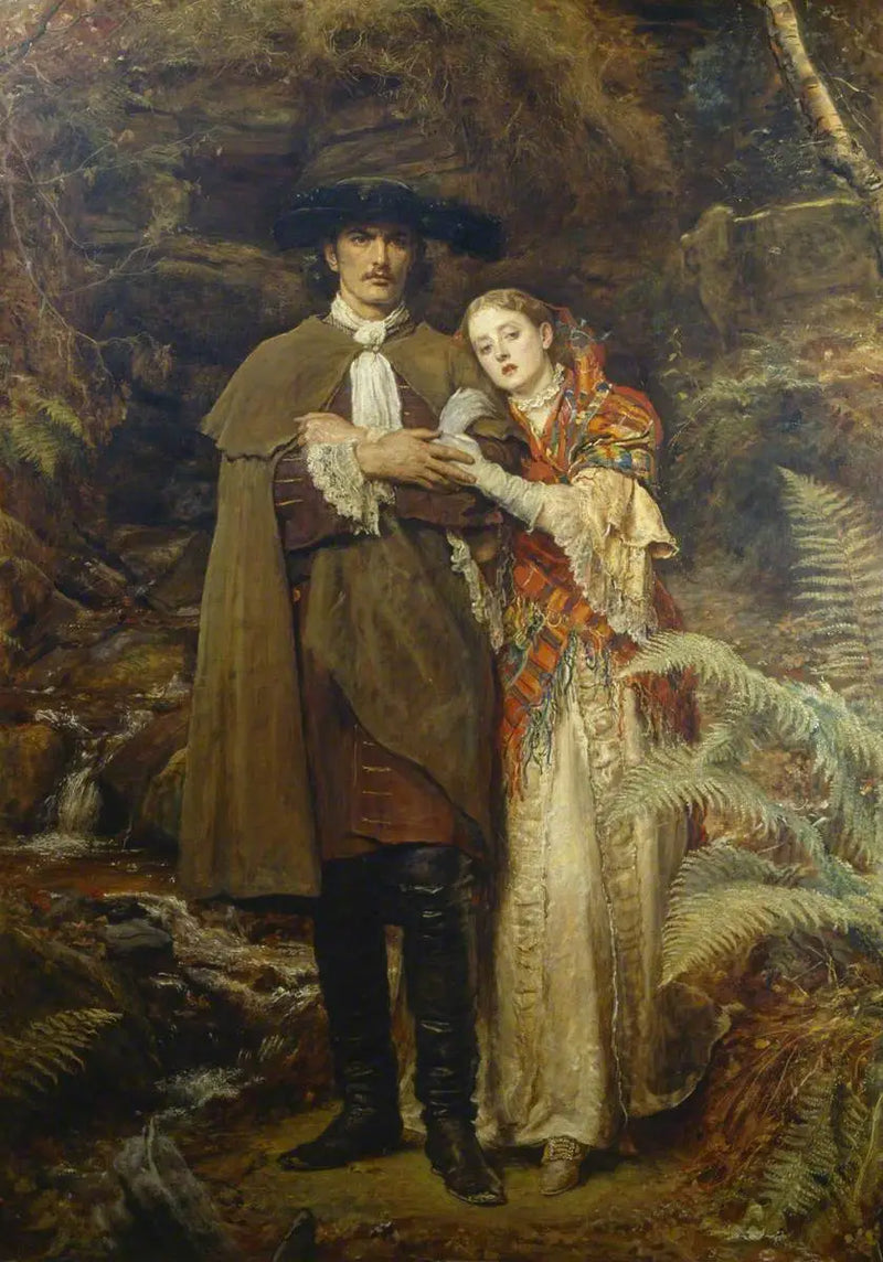 The Fiancée of Lammermoor - John Everett Millais