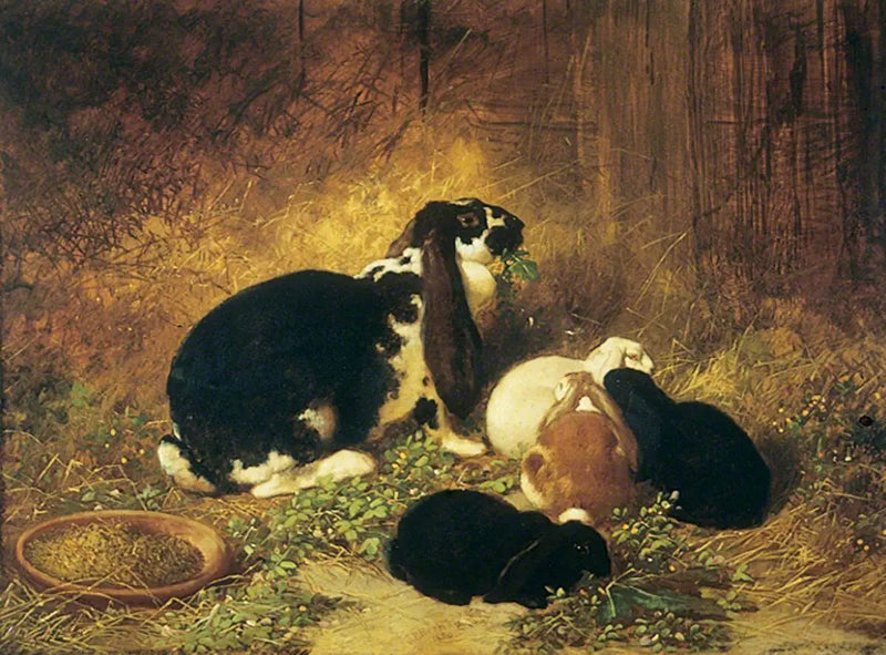 A Happy Family - John Frederick Herring, Sr.