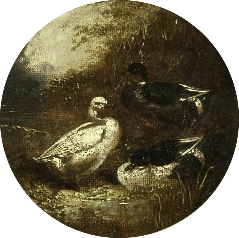 Eight Circular Farm Scenes: Canards - John Frederick Herring, Sr.