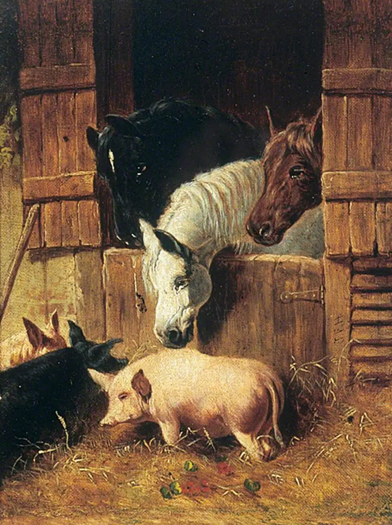 Farm Scene - John Frederick Herring, Sr.