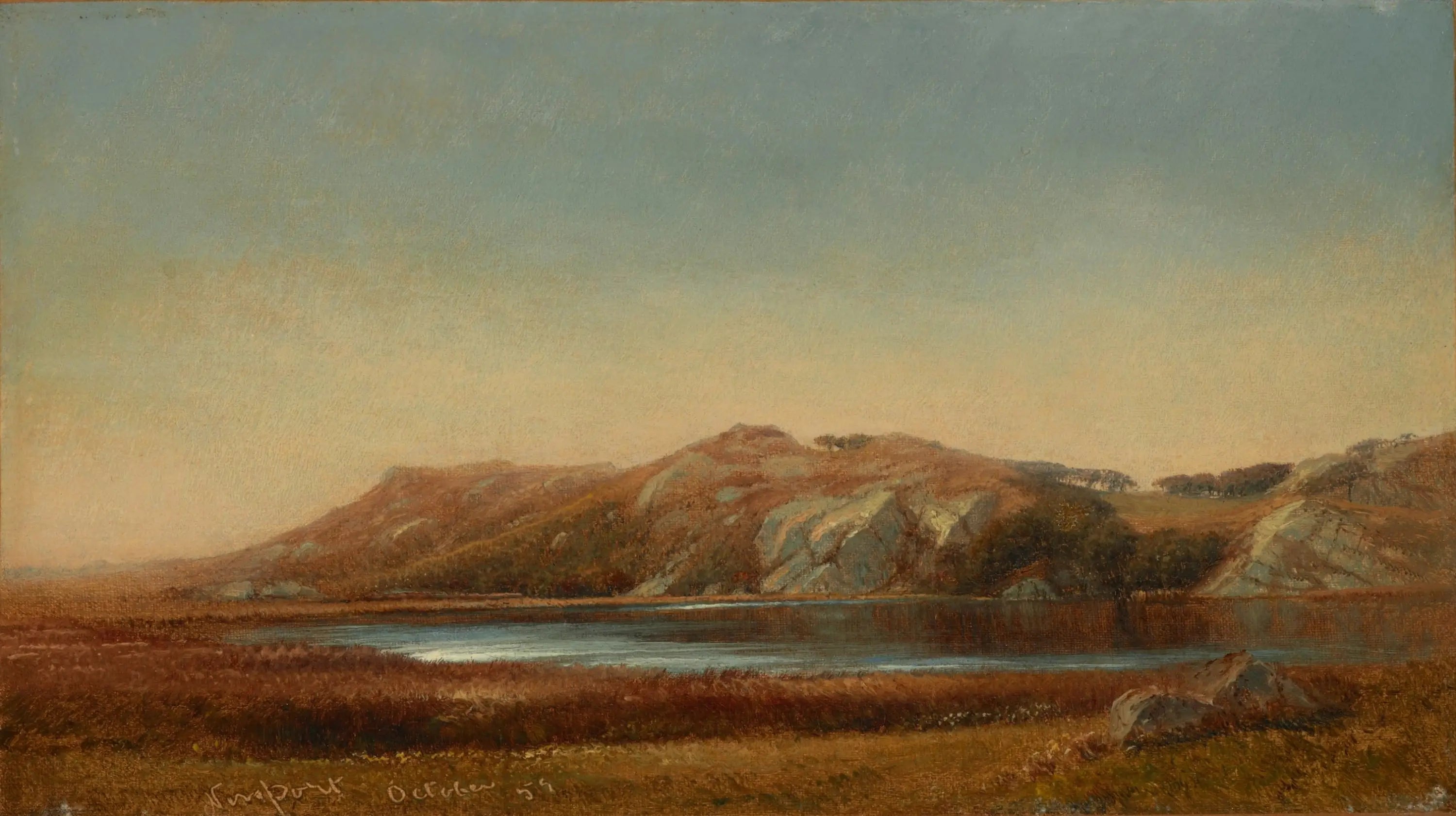 L’étang d’Almy Newport Rhode Island - John Frederick Kensett - Alpha Reproduction