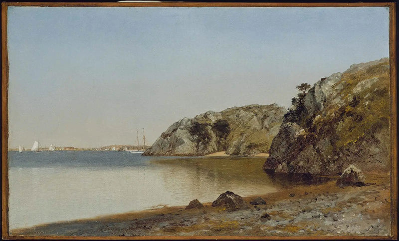 Newport Cliffs, Rhode Island - John Frederick Kensett