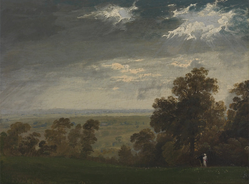 Landscape, the Isle of Wight or Richmond Hill - John Martin