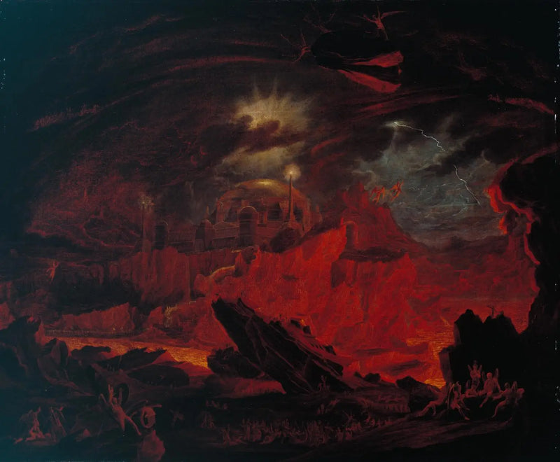 The Fallen Angels in Hell - John Martin