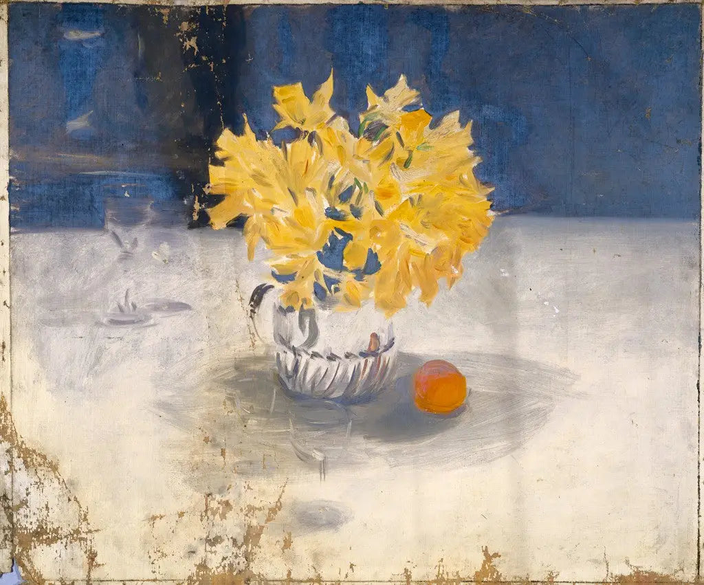 Reproduction du tableau « Jonquilles dans un vase - John Singer Sargent » par Alpha Reproduction en peinture à l’huile