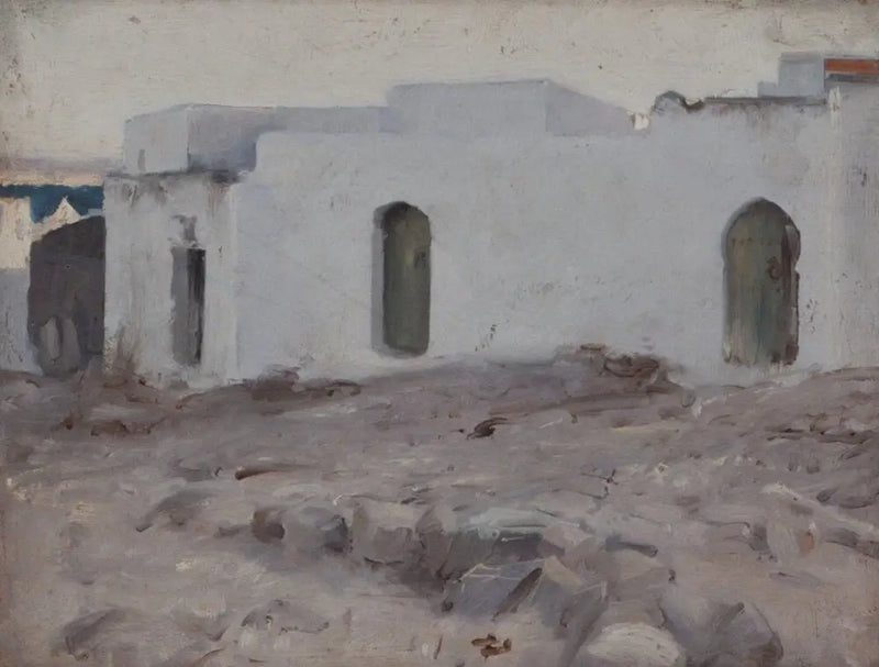 Moorish Buildings in Cloudy Weather - John Singer Sargent