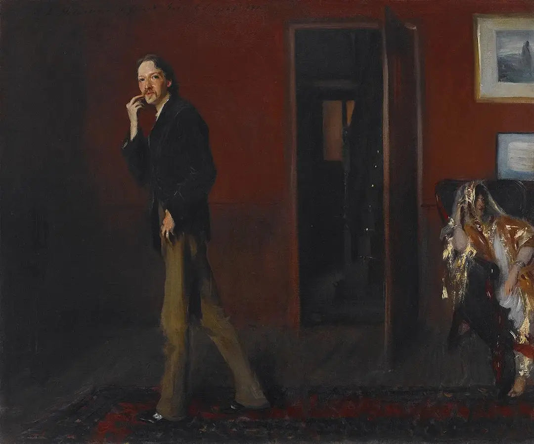 Reproduction du tableau « Robert Louis Stevenson et sa femme - John Singer Sargent » par Alpha Reproduction en peinture à l’huile