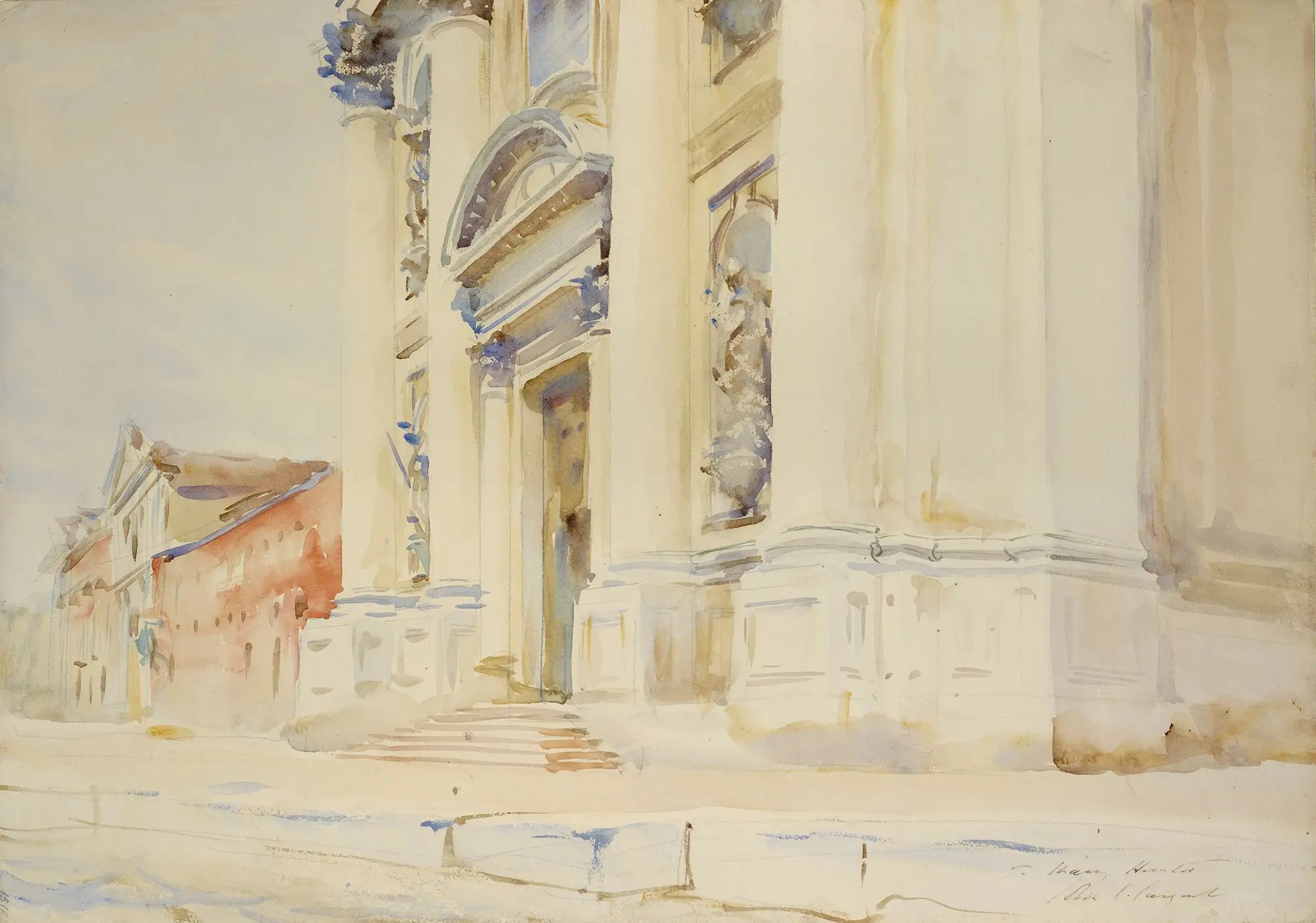 Reproduction du tableau « Santa Maria dei Gesuati, Venise - John Singer Sargent » par Alpha Reproduction en peinture à l’huile