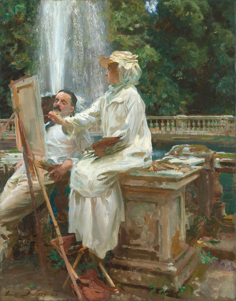The Fountain, Villa Torlonia, Frascati, Italy - John Singer Sargent
