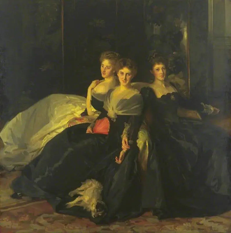 Reproduction du tableau « Les demoiselles Hunter - John Singer Sargent » par Alpha Reproduction en peinture à l’huile