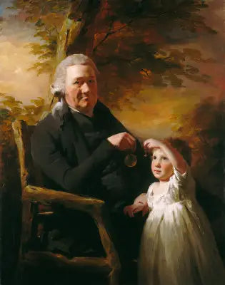 John Tait and his grandson - Henry Raeburn