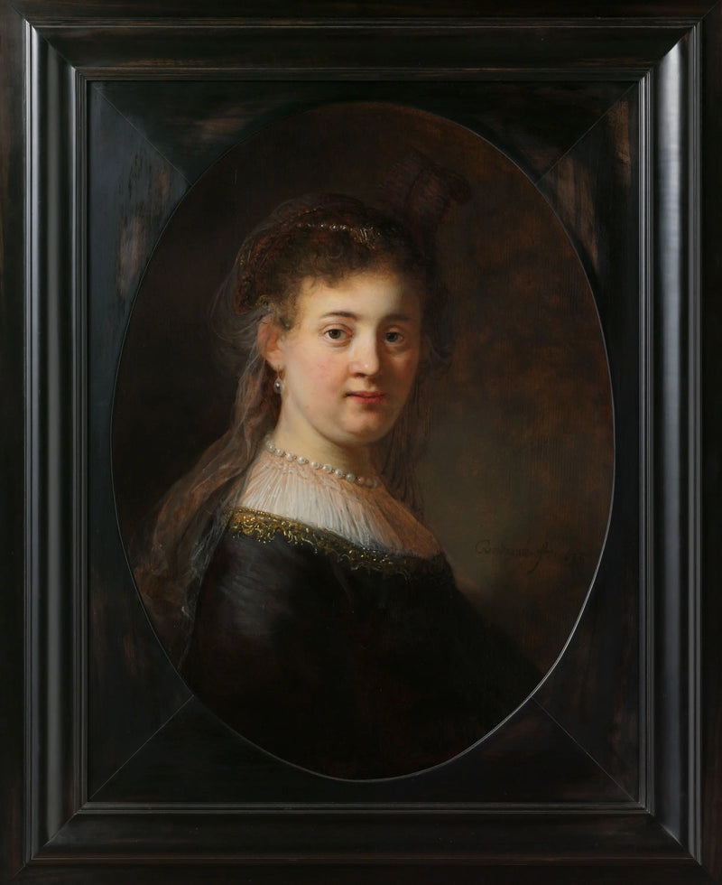 Young Woman in Fantastic Costume - Rembrandt