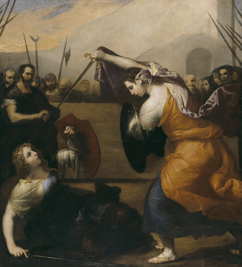Woman Fight - Jusepe de Ribera