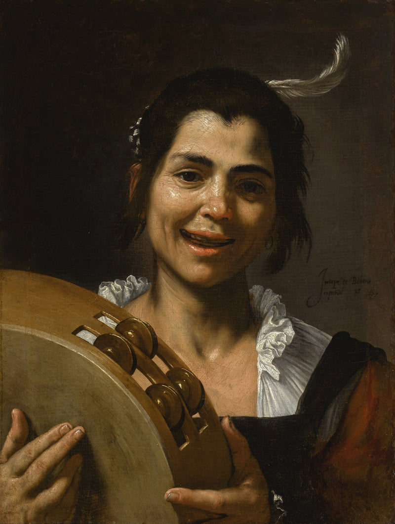 Girl with Tambourine - Jusepe de Ribera