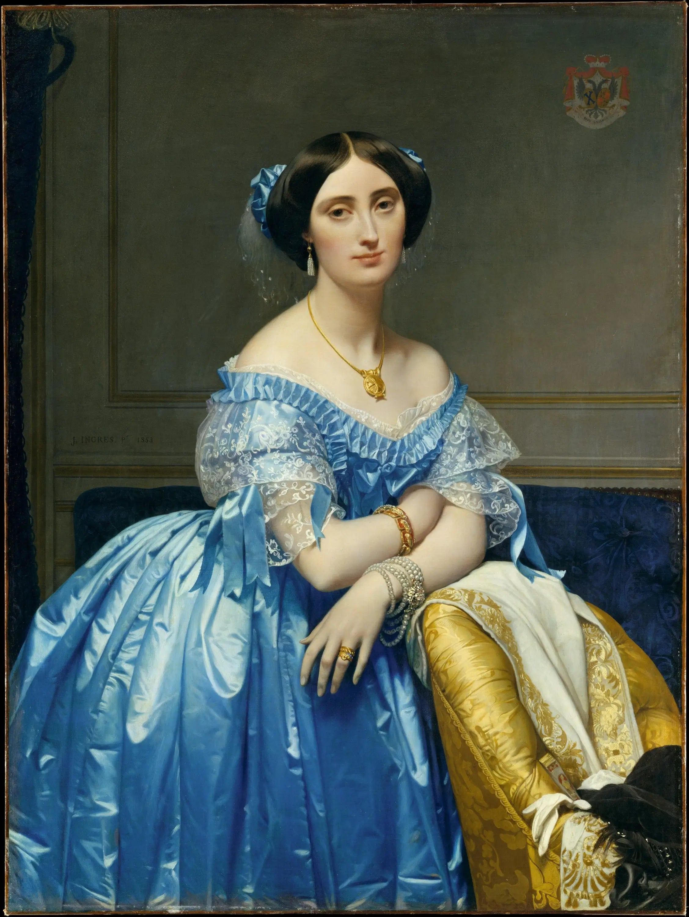 La Princesse de Broglie - Jean-Auguste-Dominique Ingres - Alpha Reproduction