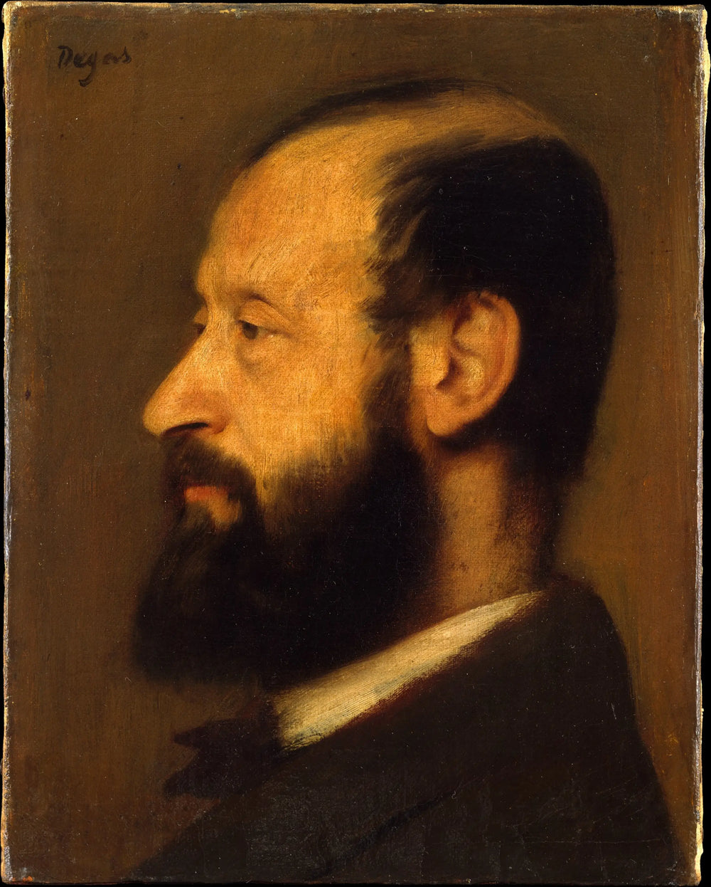 Reproduction du tableau « Joseph-Henri Altès - Edgar Degas » par Alpha Reproduction en peinture à l’huile