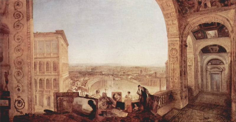 Rome viewed from the Vatican - J. M. W. Turner