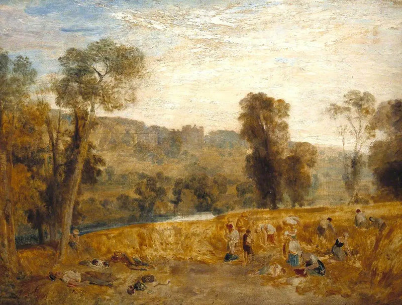 Cassiobury Park: Reaping - J. M. W. Turner