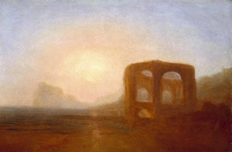 Seacoast with Ruin, probably the Bay of Baiae - J. M. W. Turner