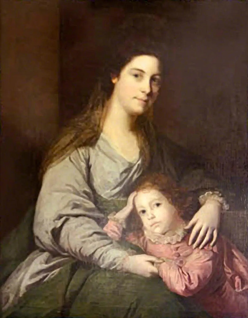 Lady Lepell Phipps (1723–1780) and her son, Charles (?) (1753–1786) - Joshua Reynolds