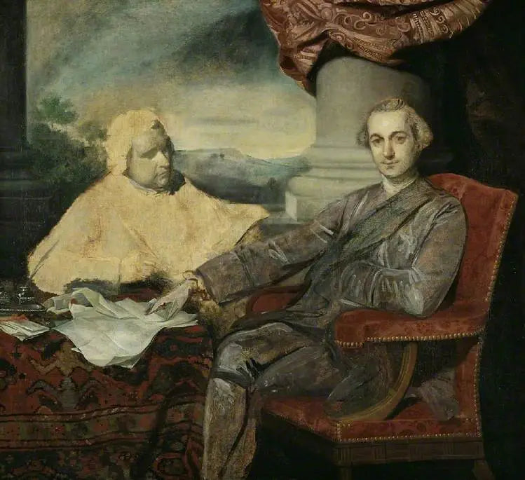 Lord Rockingham and Edmund Burke - Joshua Reynolds