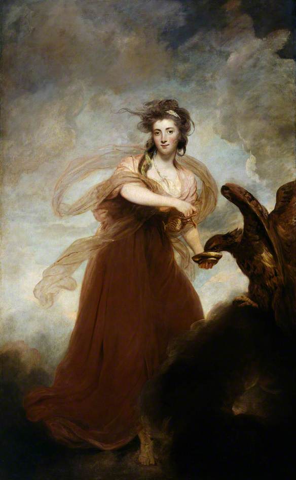 Mme Musters dans le rôle d'Hébé - Joshua Reynolds