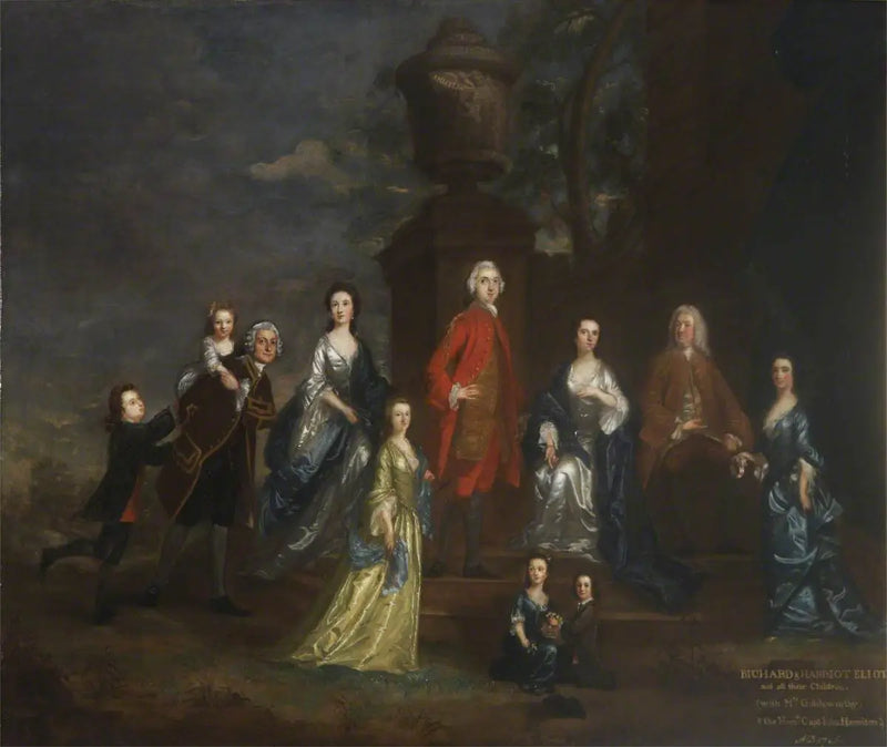 Richard Eliot and his family - Joshua Reynolds