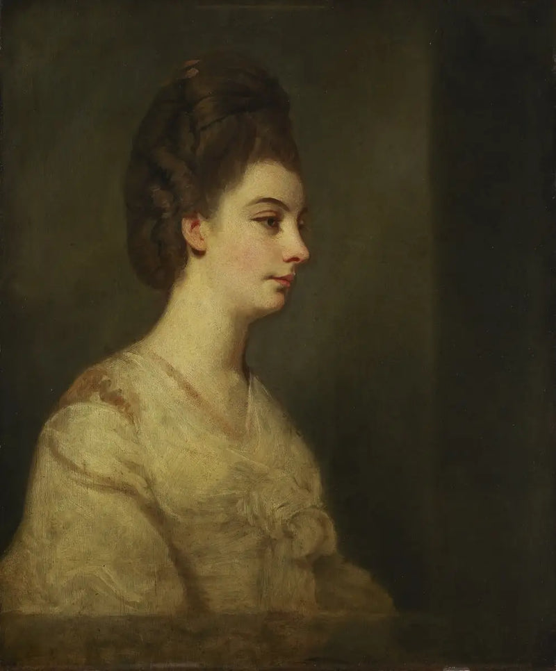 Unfinished Portrait of an Unknown Lady - Joshua Reynolds