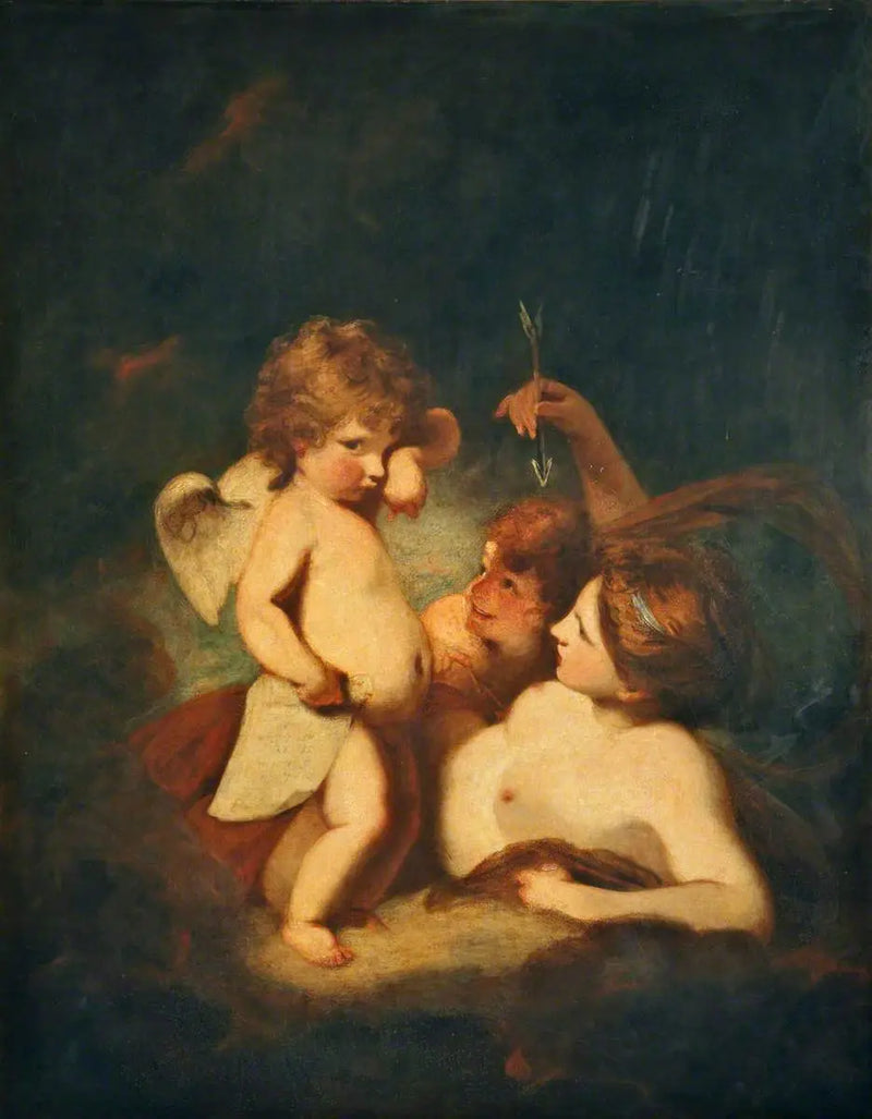 Venus Reprimands Cupid for Learning to Throw Coins - Joshua Reynolds