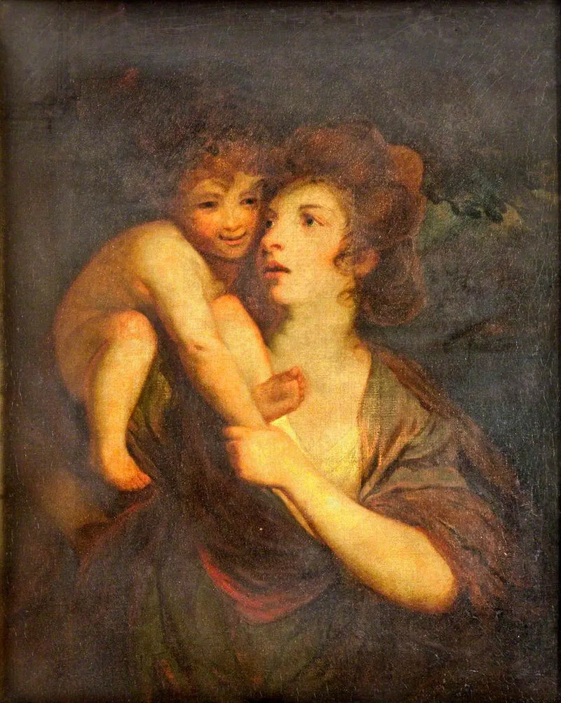 Mrs. Hartley (1750/1751–1824) and her child - Joshua Reynolds