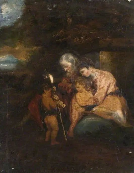 The Holy Family with Saint John - Joshua Reynolds