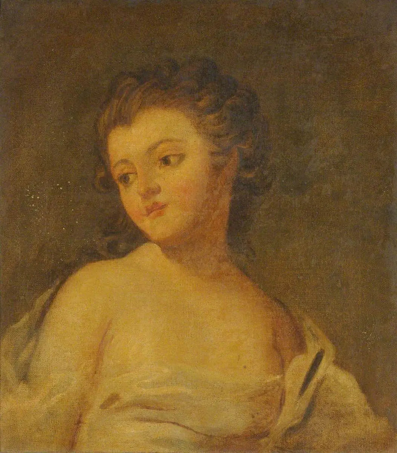 Young girl, draped in a dress - Joshua Reynolds