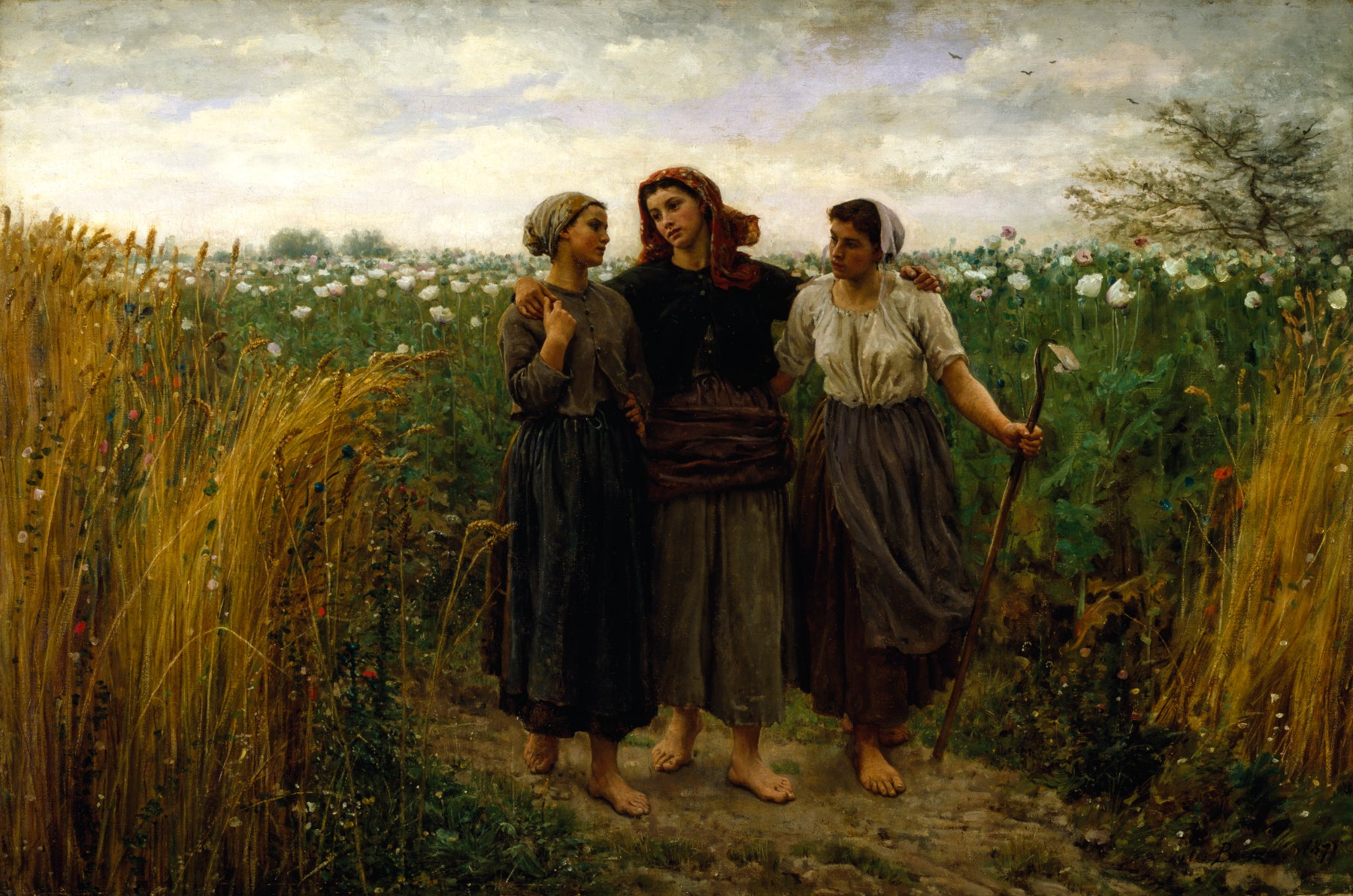 De retour des champs - Jules Breton