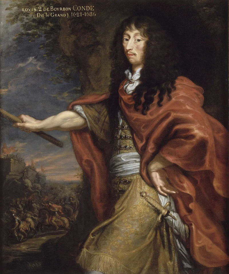 Portrait of Louis II, Prince of Bourbon, nicknamed Le Grand Condé - Juste d'Egmont