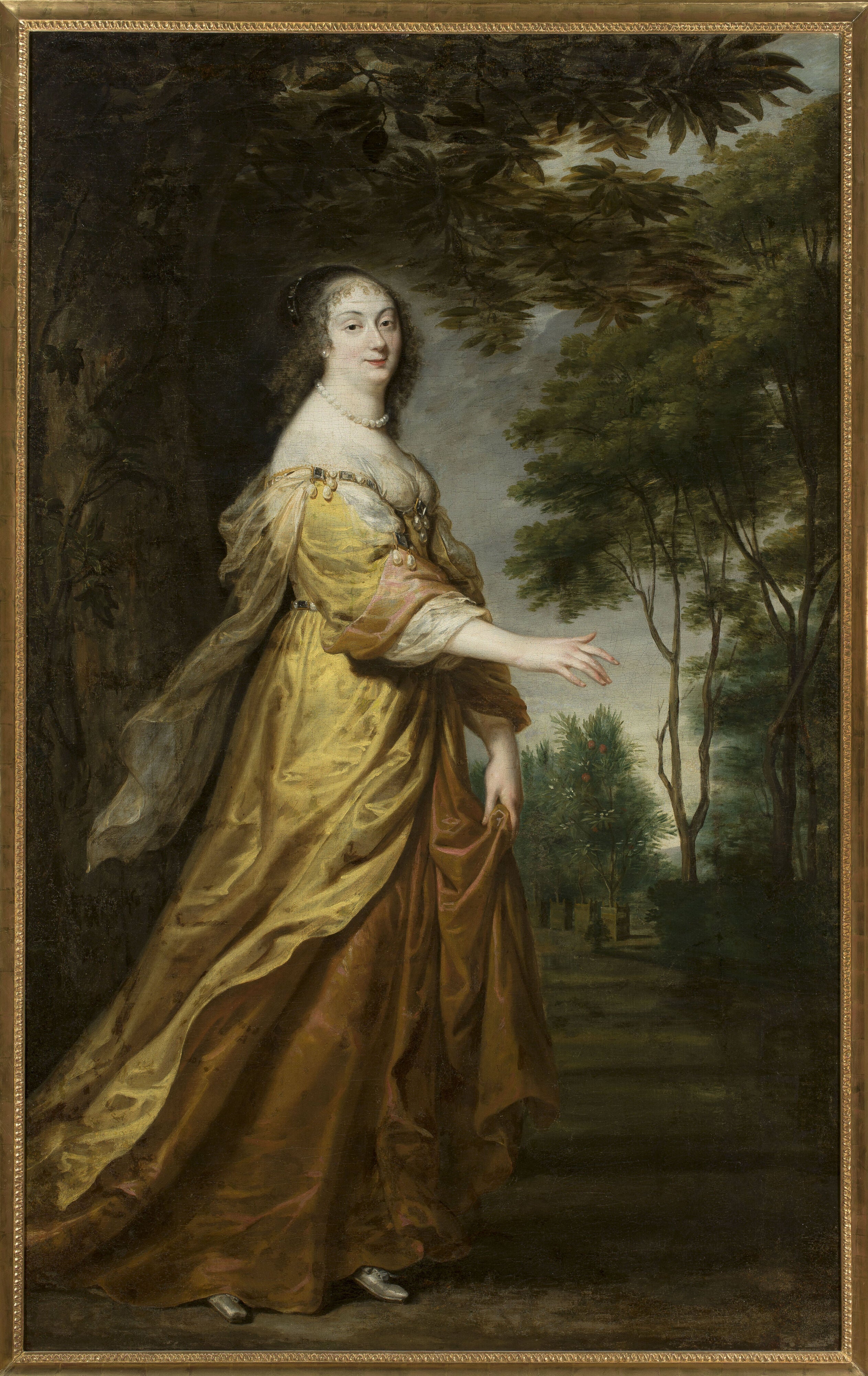Portrait of Marie Louise Gonzague de Nevers. - Juste d'Egmont