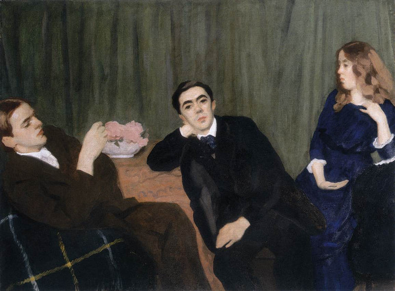 Frère et sœur — les enfants de l’artiste - Károly Ferenczy
