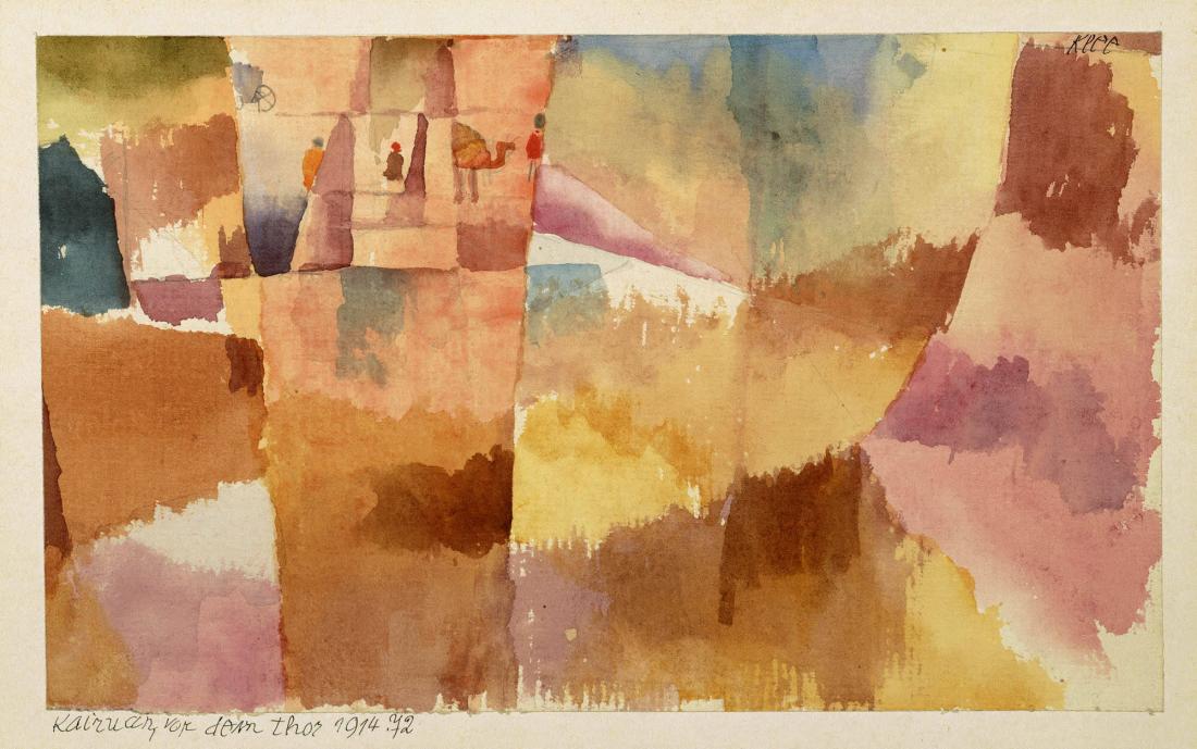 Kairouan, in front of the door - Paul Klee