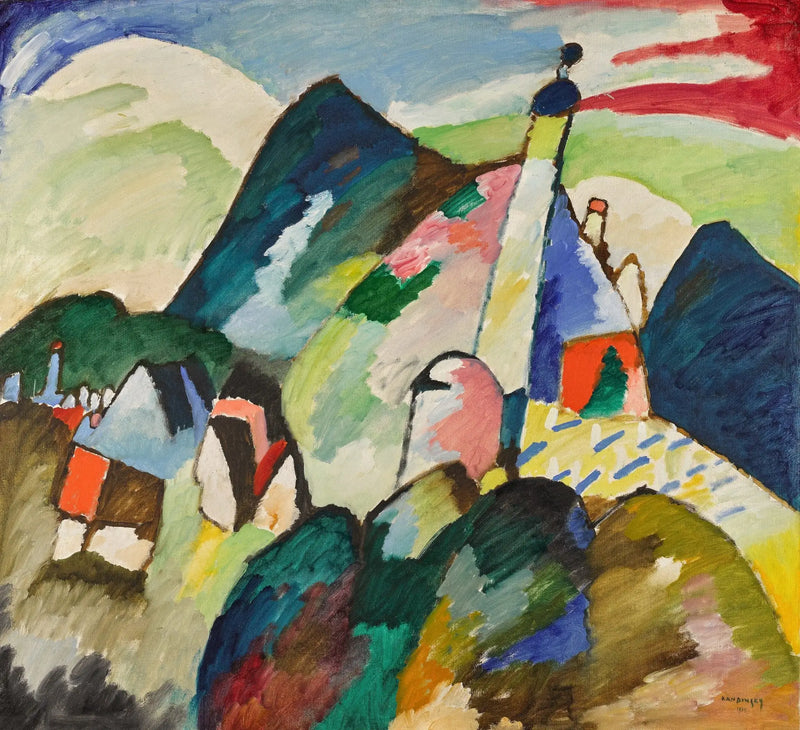 Church of Murnau - Vassily Kandinsky