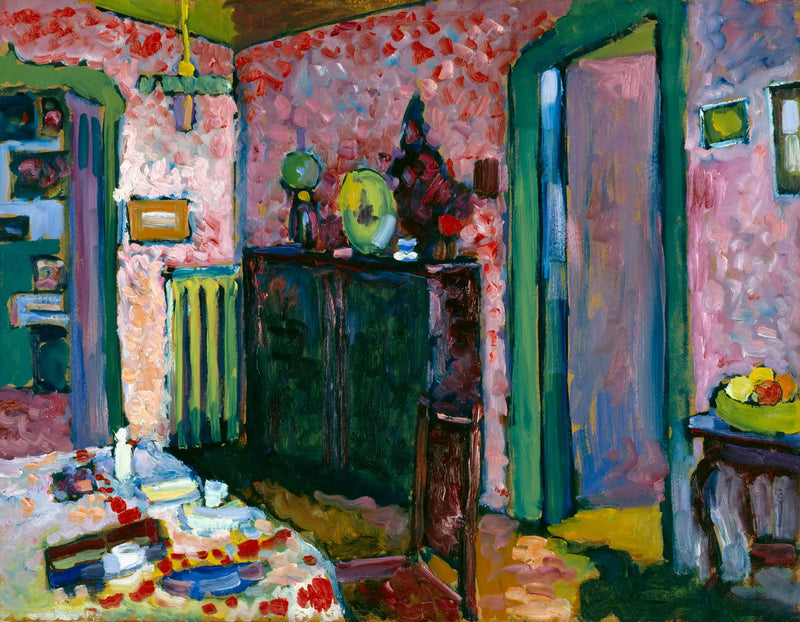 Interior (My Dining Room) - Vassily Kandinsky