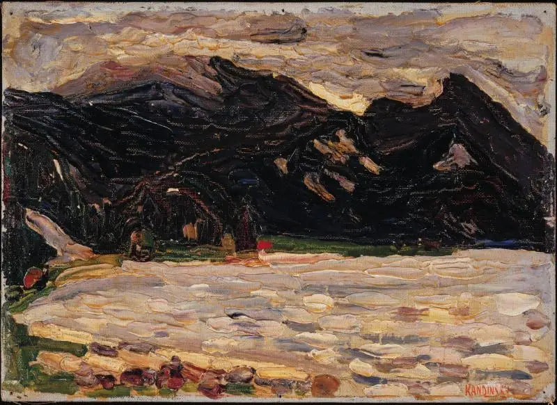 Kochel, Lake and Herzogstand - Vassily Kandinsky