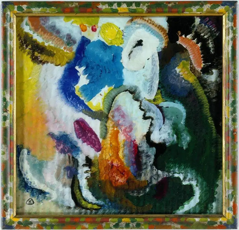 With Horseman - Vassily Kandinsky