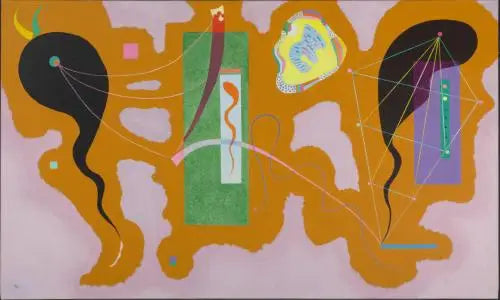 The Penetrating Green - Vassily Kandinsky