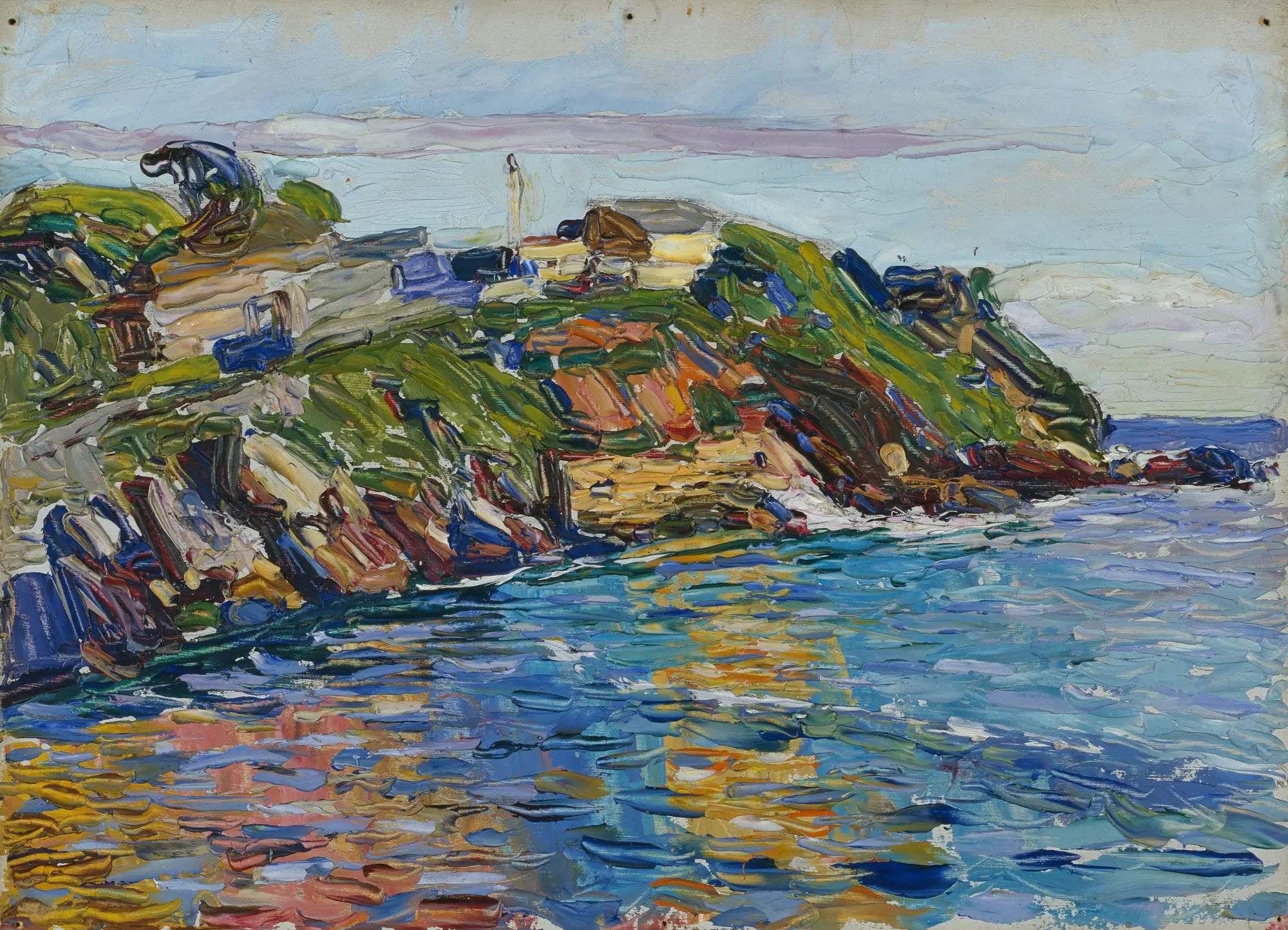 Reproduction du tableau « Rapallo - Baie - Vassily Kandinsky » par Alpha Reproduction en peinture à l’huile