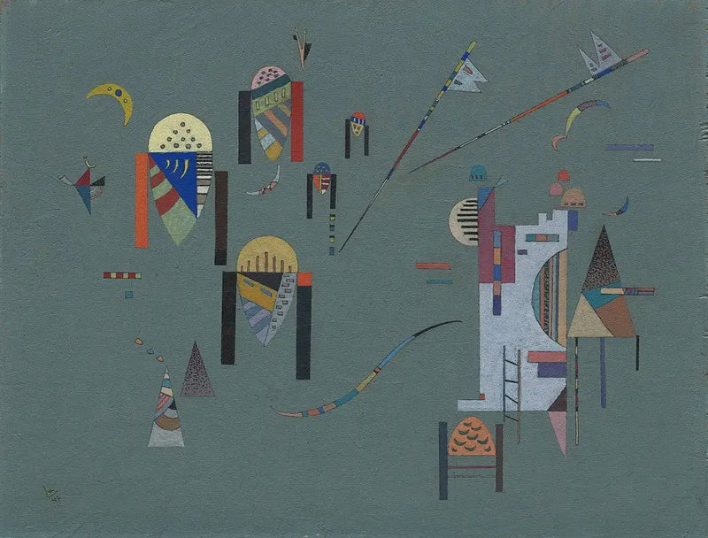 Vertical Accents - Vassily Kandinsky
