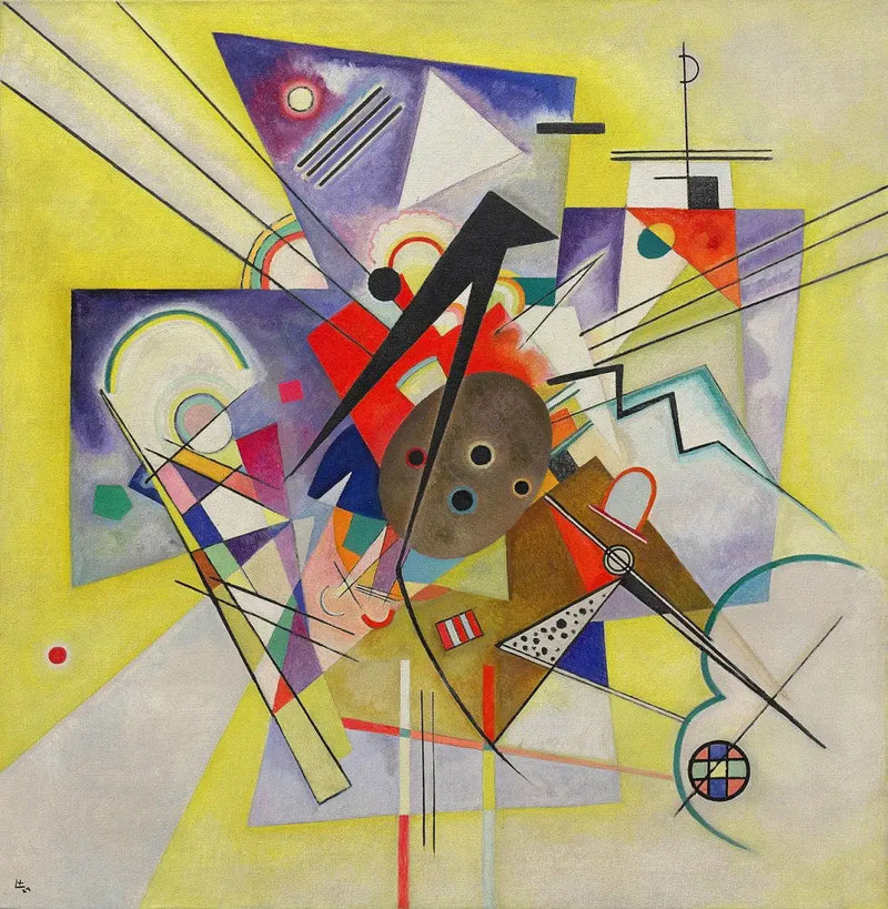 Yellow Accompaniment - Vassily Kandinsky