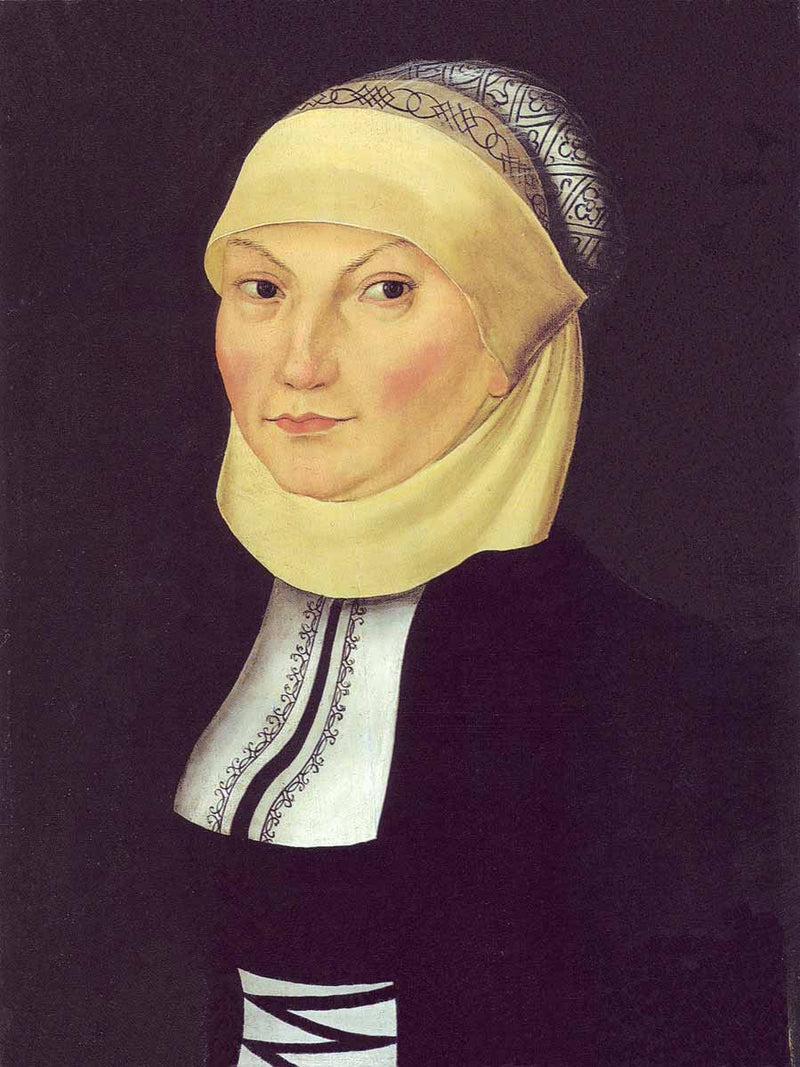 Portrait of Catherine de Bora - Lucas Cranach the Elder