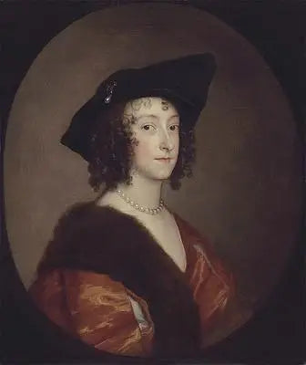 Portrait of Katherine Wotton, Lady Stanhope, Countess of Chesterfield (1609-1667) - Antoine van Dyck