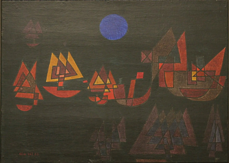 Ships in the Dark - Paul Klee