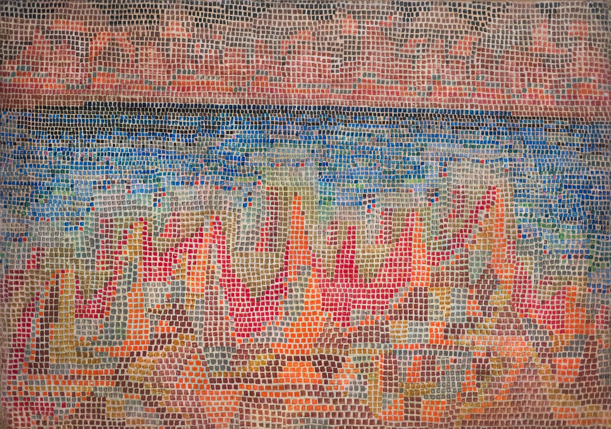 Cliffs by the sea — Paul Klee